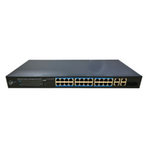 DrNETSwitch PoE 24 puertos(4PoE++) Gigabit +2RJ45+2Combo 370W Gestionable