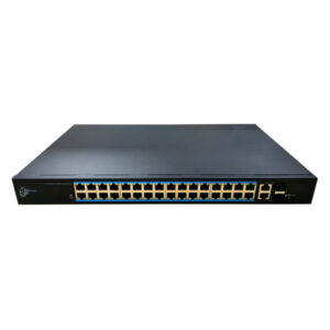DrNETSwitch PoE 32 puertos 10/100 + 2 Combo Gigabit 450W No_Gestionable