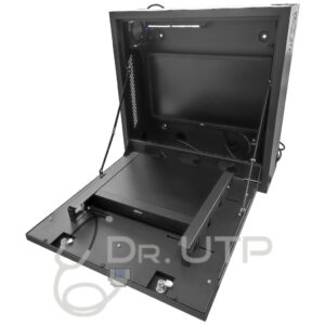DrUTPArcón Vertical para grabador y pantalla con 2 llaves