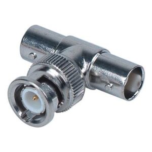 DrUTPConector BNC macho a 2 BNC hembra "T" 1 unidad