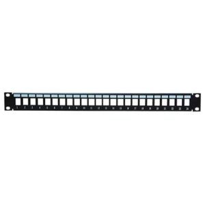 DrUTPPatch Panel Rack 19" 1U 24 Puertos para Keystone