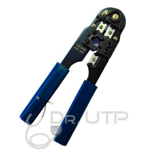 DrUTPTenaza metálica de crimpar para conectores RJ45/8P RJ11/6P RJ12
