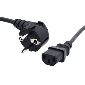 GlobalCable de alimentación CEE Schuko a C13