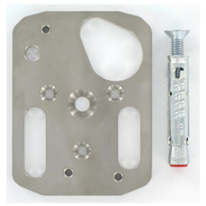 HONEYWELLPlaca de montaje para detectores sísmicos SC100 Y SC105. Incluye taco metálico de fijación