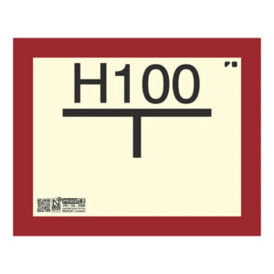 IMPLASERH100 PVC - Señal hidrante 25x20cm