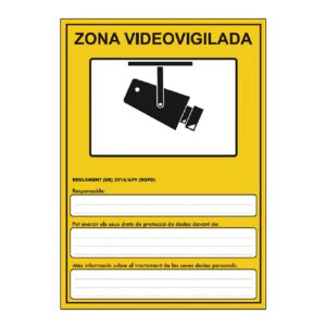 IMPLASERPlaca para RGPD en PVC Genérica CAT Tamaño A4