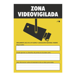 IMPLASERPlaca para RGPD en PVC Genérica ESP Tamaño A4
