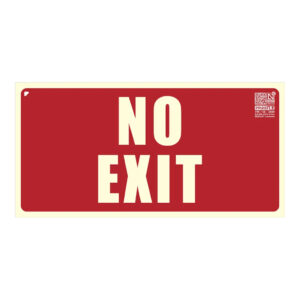 IMPLASERSeñal NO EXIT 32x16cm