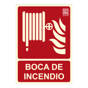 IMPLASERSeñal boca de incendio 21x15cm