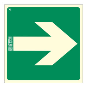 IMPLASERSeñal flecha evacuación 21x21cm
