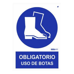 IMPLASERSeñal obligatorio uso de botas 29