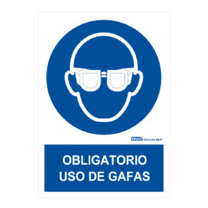 IMPLASERSeñal obligatorio uso de gafas 29