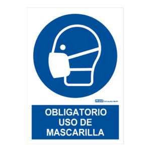 IMPLASERSeñal obligatorio uso de mascarilla 29