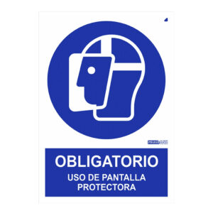IMPLASERSeñal obligatorio uso de pantalla protectora 29