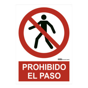 IMPLASERSeñal prohibido el paso 29