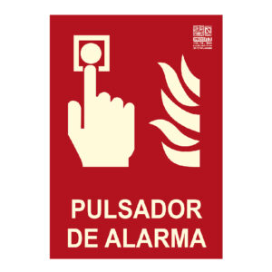 IMPLASERSeñal pulsador de alarma s/marco 29