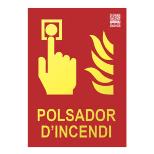 IMPLASERSenyal polsador d'incendi en català Classe A 29