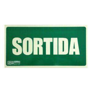 IMPLASERSenyal sortida 32x16cm