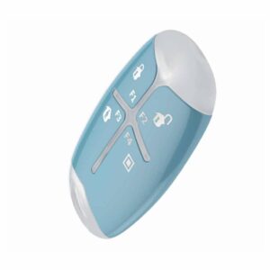 INIMMando 4 botones config. Diseño moderno. Bidirec. 6 leds. Color Azul. Requiere pila CR2032 (inc.) Grado 2