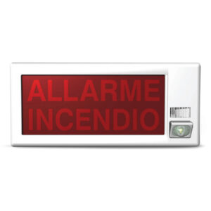 INIMPlaca óptica y acústica 293x130x75mm para Sistemas Analógicos Direccionables