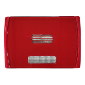 INIMSirena interior. Color rojo con indicador luminoso led. 24Vdc