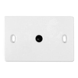 INIMToma jack para conectar el teléfono de emergencia. Color blanco