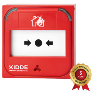 KIDDE COMMERCIALPulsador analogico inteligente con aislador. Serie Excellence. Color rojo