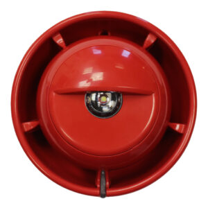 KIDDE COMMERCIALSirena SmartCell Roja y Flash de Pared (VAD Blanco)