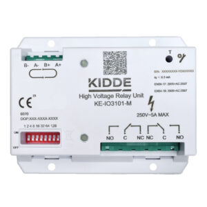 KIDDE COMMERCIALUnidad inteligente analogica de salida de conmutación de red con aislador