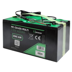 MASTER BATTERYBatería de Zinc-Aire 7.5V-400Ah. Triple conector DC: Jack