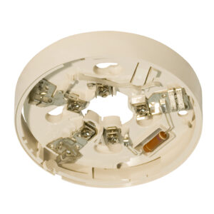 NOTIFIERBase estándar con resistencia de 470 Ohm para detectores convencionales de las series 400