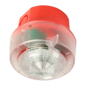 NOTIFIERFlash con base alta IP65 de color rojo EN54/23