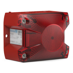 NOTIFIERFlash cúbico con lente roja