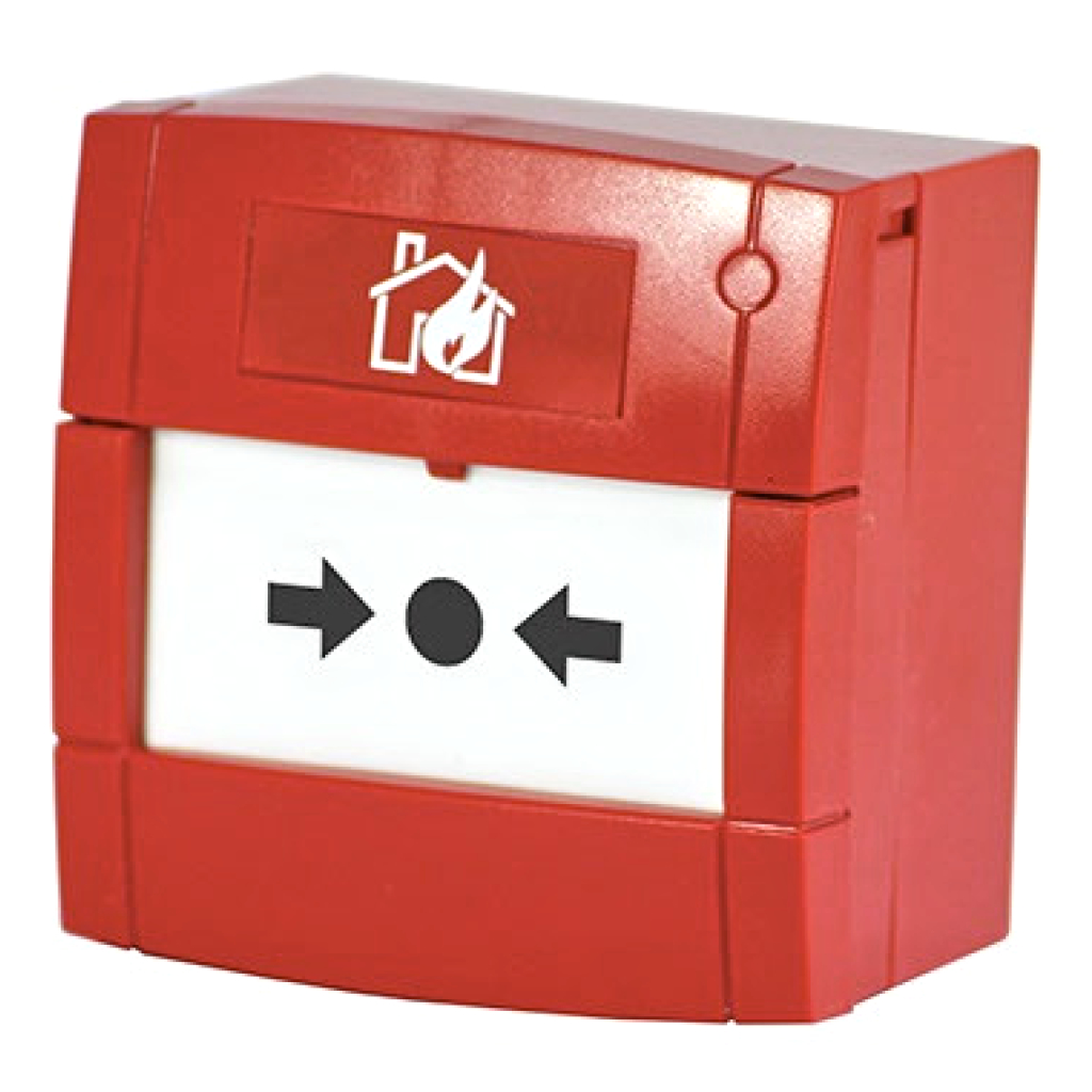 NOTIFIERPulsador de alarma convencional. Contacto NA o NC. Color Rojo
