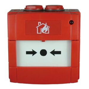 NOTIFIERPulsador de alarma convencional. Contacto NA o NC. IP67. Color Rojo. No incluye tapa PS200