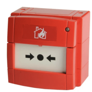 NOTIFIERPulsador manual de alarma estanco vía radio en red Mesh de Agile. Incluye 4 pilas CR123A