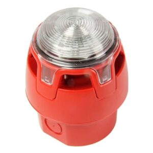 NOTIFIERSirena óptico-acústica con base alta IP65. Clases C y W