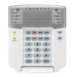 PARADOXTeclado PARADOX LED K32+ cableado. Grado 2