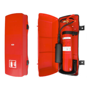 SIEXArmario modelo CO2 color rojo para extintor 5Kg