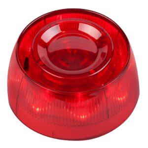TELETEKSirena con flash. Color rojo. Requiere base standard no incluida