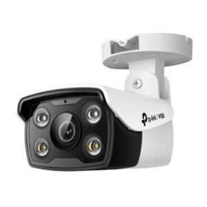 TP-LinkBullet IP VIGI 4MP H265+ DWDR IR30m 2.8mm IP67 ONVIF SD Mic PoE