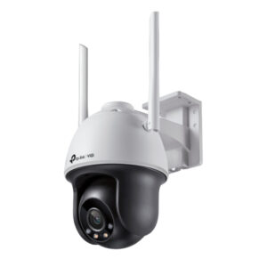 TP-LinkDomo PT Wi-Fi VIGI 4MP H265+ dWDR IR30m 4mm IP66 ONVIF SD Audio Mic 12Vdc