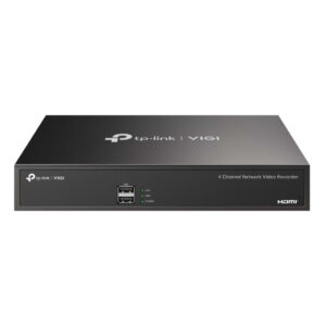 TP-LinkNVR VIGI 4ch 80Mbps H265+ 4K HDMI 12Vdc 1HDD