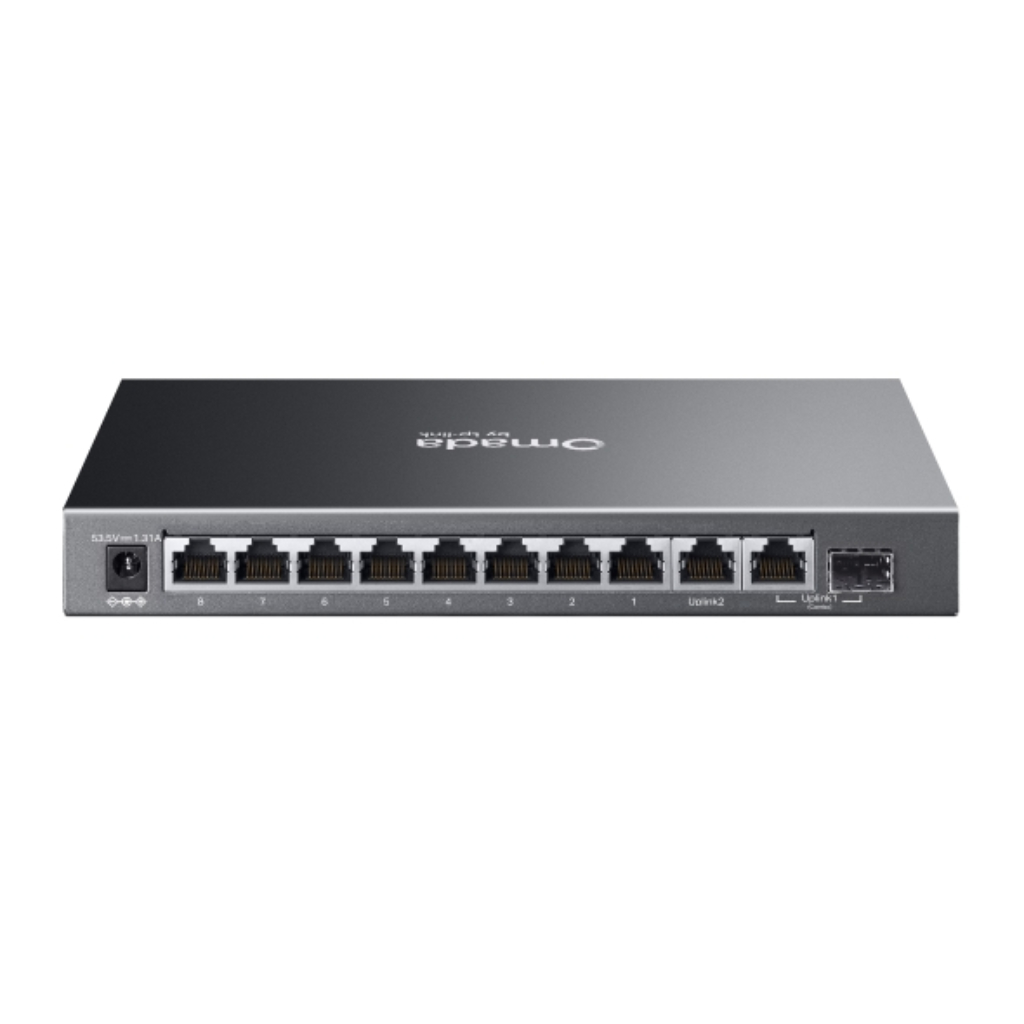 TP-LinkSwitch Omada 10 Puertos con 8 Puertos PoE+ Gestionable