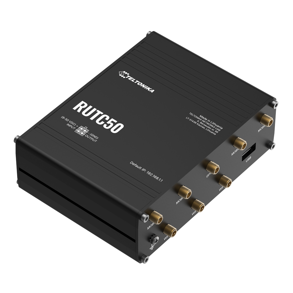 TeltonikaRouter Teltonika Industrial 5G 2xSIM Wi-Fi6 5xRJ45 USB 1xDigital I/O