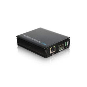 UTEPOConversor de Medio Industrial 1 puerto Gigabit + 1 SFP  6KV/8KV ESD -40º-75º compatible con MIT-B1