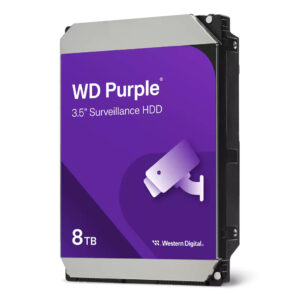 Western DigitalDisco duro 8TB WD Purple para Videovigilancia 3.5" SATA 256MB de caché